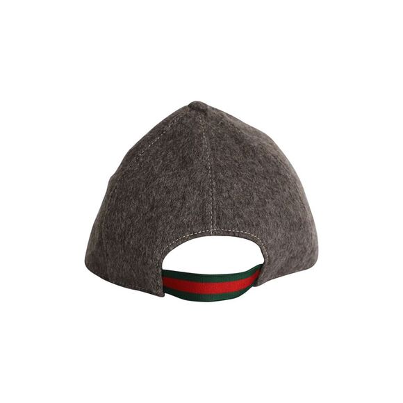 Gucci Baseball Cap in Brown Wool - Picture 2 of 5